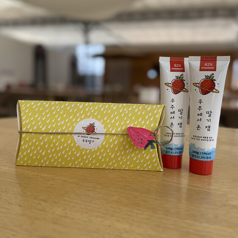 강릉팜,우주딸기 수제 딸기잼100g 딸기함량 82% 맛있는 엄마표 무첨가