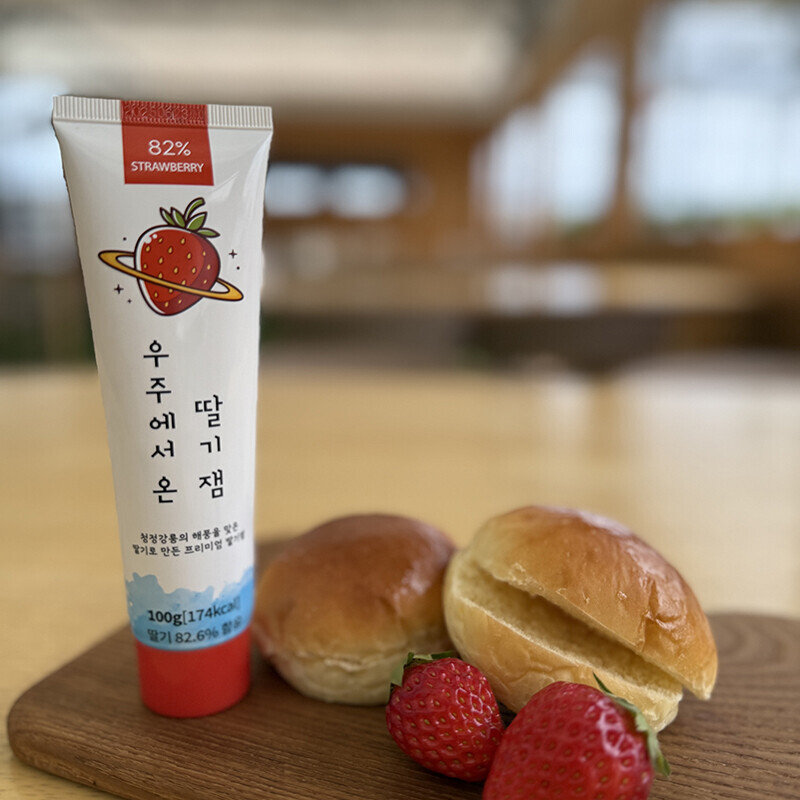 강릉팜,우주딸기 수제 딸기잼100g 딸기함량 82% 맛있는 엄마표 무첨가