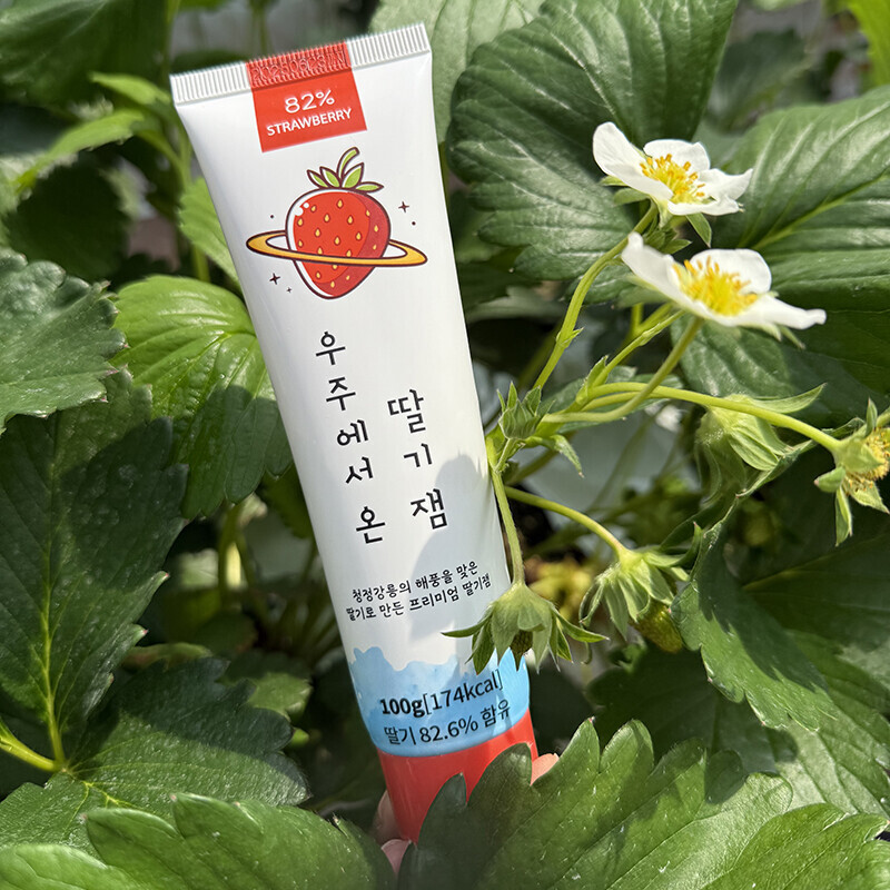 강릉팜,우주딸기 수제 딸기잼100g 딸기함량 82% 맛있는 엄마표 무첨가