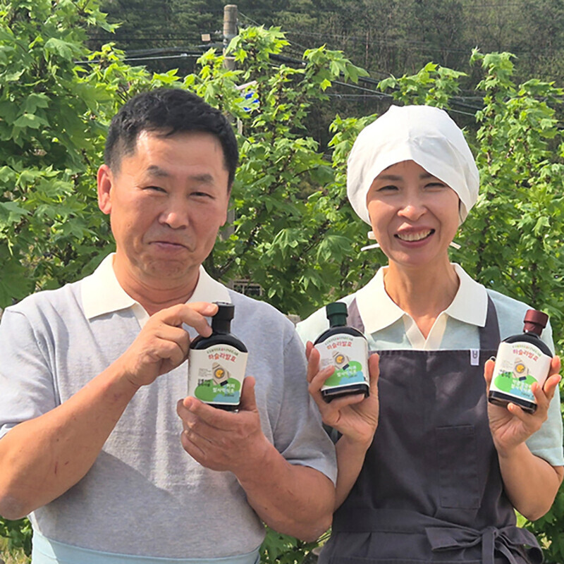 강릉팜,하슬라 전통자연발효 발사믹식초 3종 50ml*3병 비니거 비네거