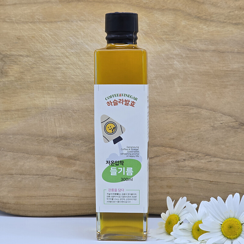 강릉팜,하슬라 들기름 저온압착 강릉 직접 재배 고소한 국내산들기름 300ml