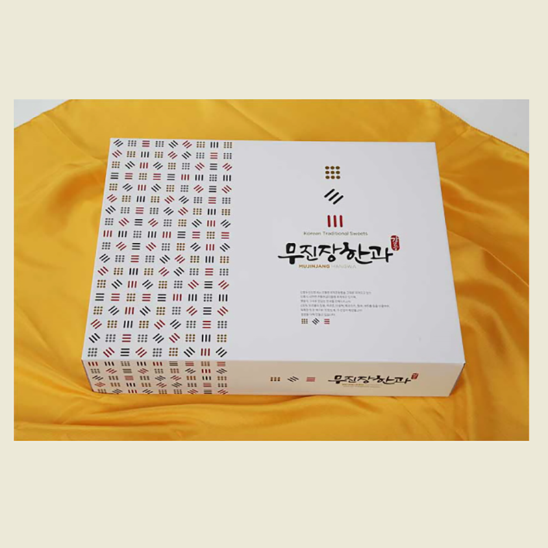 강릉팜,무진장한과 강릉사천 수제조청한과 선물세트 3단 꽃수담2호