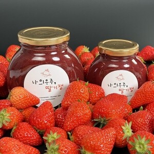 우주딸기 농장에서 직접 만든 수제 딸기잼 300g 딸기함량 80% 맛있는 엄마표 우주딸기