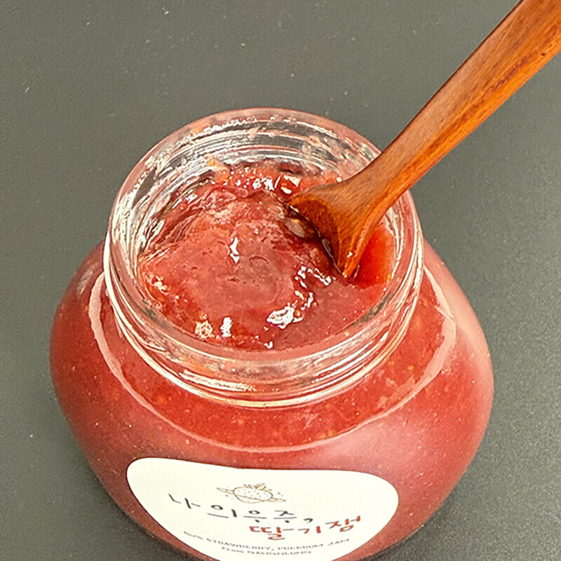 강릉팜,우주딸기 농장에서 직접 만든 수제 딸기잼 300g 딸기함량 80% 맛있는 엄마표 우주딸기