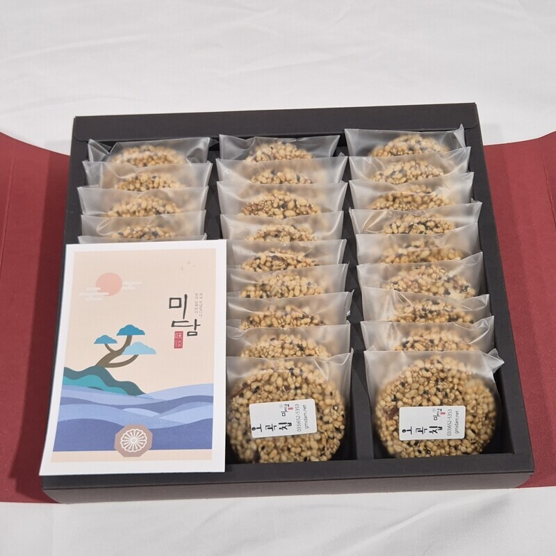 강릉팜,G-MIDAM 강릉미담 강릉팜 오곡한과 선물-27호(오곡곡물한과 - 27개入)