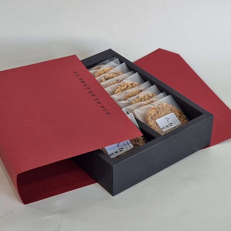 강릉팜,G-MIDAM 강릉미담 강릉팜 오곡선물-18호 2 박스(오곡곡물한과 - 18개入 * 2박스)