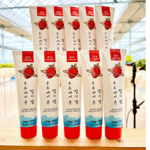 우주딸기 수제 딸기잼100g 10개 딸기함량 82% 맛있는 엄마표 무첨가