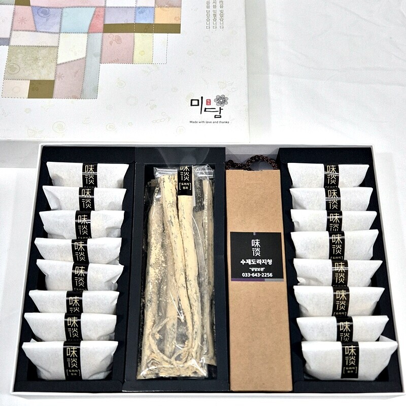 강릉팜,G-MIDAM 강릉미담 (강릉팜 미담종합 26-도라지셑)▶무료배송◀도라지정과 통도라지정과 도라지청  맛과 멋과 품위있는 추석 설 명절선물 부모님 시댁 무료배송