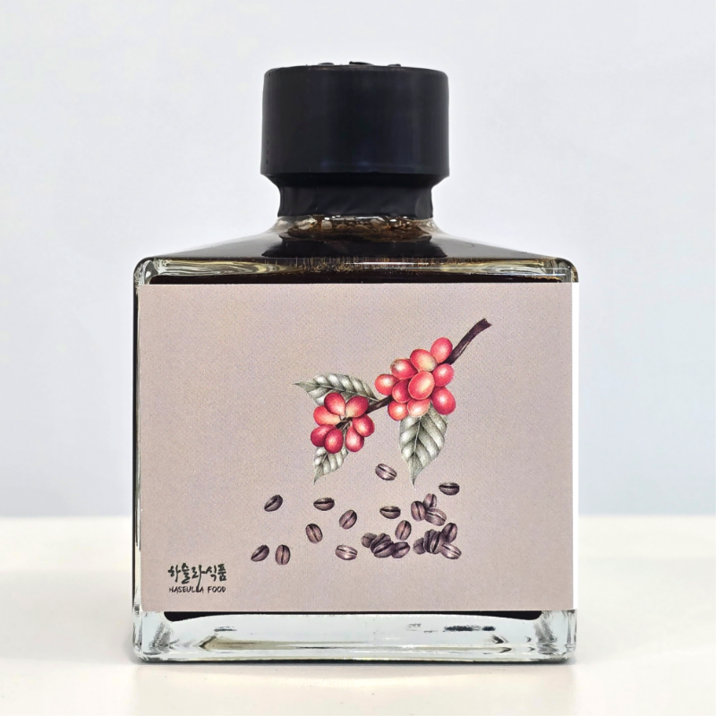 강릉팜,하슬라 자연발효 발사믹식초 200ml 2종선물세트 사과 산사보리 약콩엉겅퀴 커피