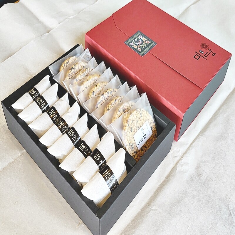 강릉팜,G-MIDAM 강릉미담오곡도라지세트(미오도9-8호) 설,추석,명절선물,국민간식오곡칩,콩고물도라지정과