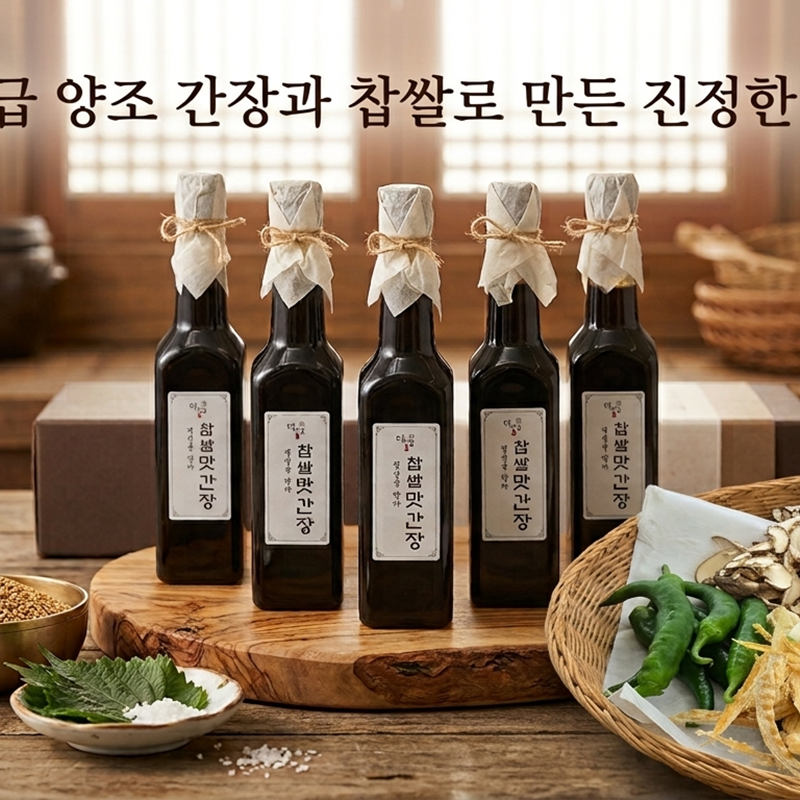 강릉팜,G-MIDAM 강릉미담 찹쌀 맛간장  만능간장"무료배송"