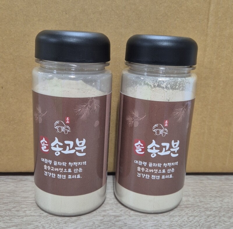 강릉팜,송이맛 표고버섯 가루80g 2병