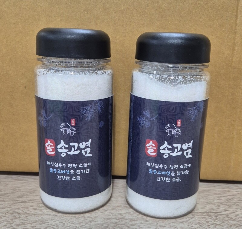 강릉팜,솔송고염 버섯소금 330g 2병