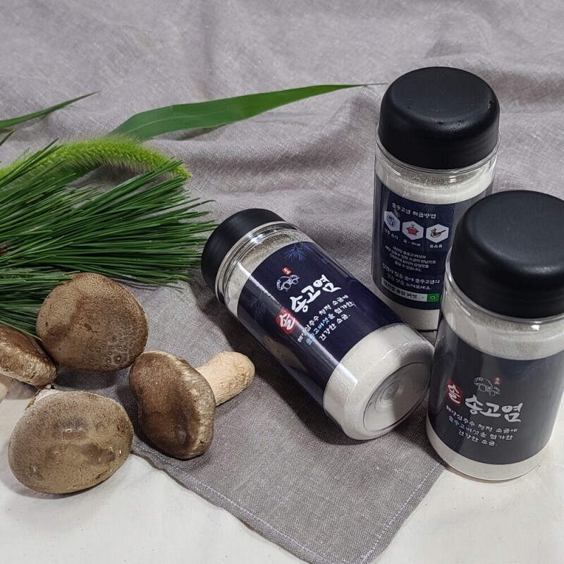 강릉팜,솔송고염 버섯소금 330g 2병